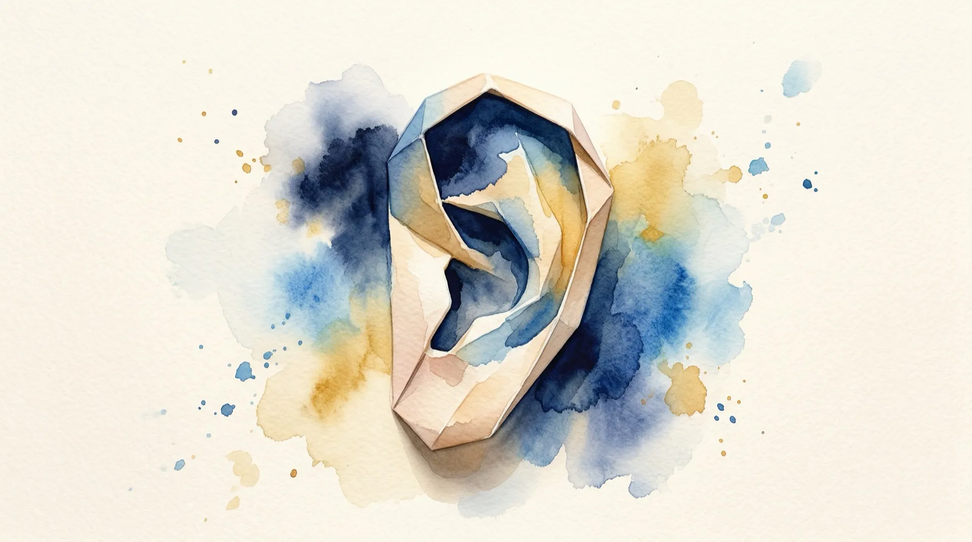 Zuhören — Aquarell